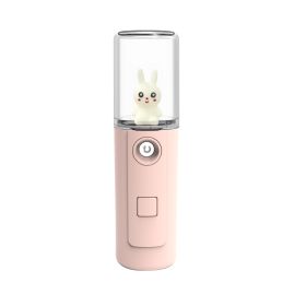 Cartoon Doll Moisturizer Facial Spray Children (Option: Pink-USB)