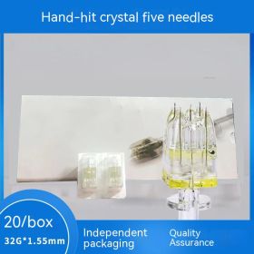 Hand-punched Crystal Five-needle Manual Mesotherapy (Option: 5 Pieces)